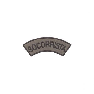 Emblema Bordado "Meia Lua - Socorrista"