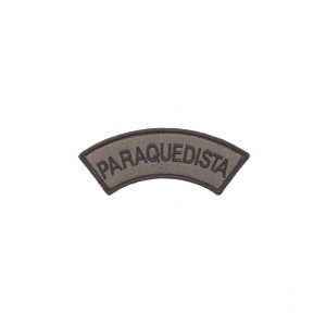 Emblema Bordado "Meia Lua - Paraquedista"