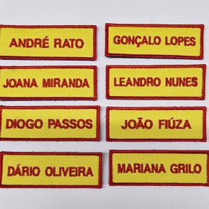 Placa Nome Bordada, 85*30 mm Nadador Salvador
