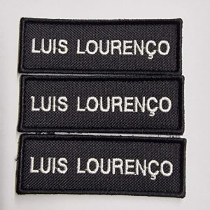 Placa Nome Bordada Sapadores florestais, 90*30 mm